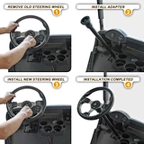 golf cart steering wheel adapter
